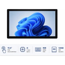 Grandstarr WP156M 15.6'' FHD i5-7.Nesil/8gb RAM/120GB SSD Dokunmatik Panel Pc