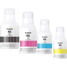 Canon Gı-46 Maxify GX6040/3040/5040/7040 4 Renk Orijnal Mürekkep Seti