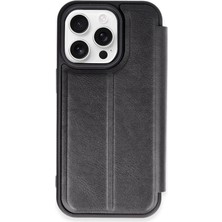 Vintessy Apple Iphone 14 Pro Max Kılıf Flip Cover - Siyah
