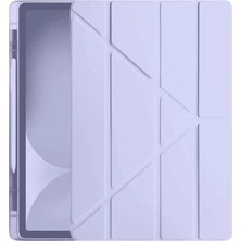 Vintessy Apple Ipad Pro 11 (2024) Kılıf Kalemlikli Hugo Tablet Kılıfı - Lila