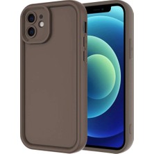 Vintessy Apple Iphone 11 Kılıf Viera Silikon - Kahverengi