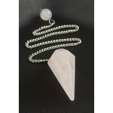 Zero Land Cosmotex Pembe Kuvars Taşı Pandül Sarkaç-Pembe