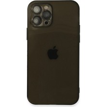 Vintessy Apple Iphone 12 Pro Kılıf Fly Lens Silikon - Siyah