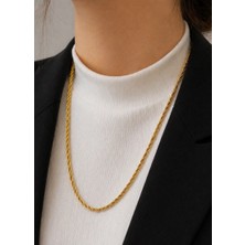 Kızılay Kuyumcusu 14 Ayar Altın Halat Modeli Zincir Kolye 9.23 gr 65 cm ZNC2247