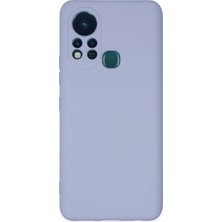 Vintessy Infinix Hot 11S Kılıf Nano Içi Kadife Silikon - Lila