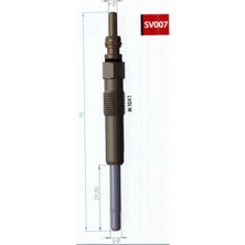 Svac Kızdırma Bujisi 11V Vw Bora-Golf-Polo 1.4 Tdı- 1.9 Tdı Transporter T5-1.9-2.5tdı Octavıa-Fabıa (4 Ad )