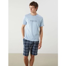 Lc Waikiki Yeni Sezon Standart Kalıp Erkek Şortlu Pijama Takımı
