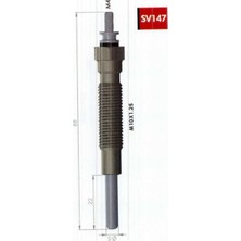 Svac Kızdırma Bujisi 24V Nıssan Patrol-Cıvılıan 4.2 D-Td (4 Ad )