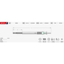 Svac Kızdırma Bujisi 5V Peugeot 207-308-5008-RCZ 1.6-2.0 Hdı Ford Fıesta 2011- (4 Ad )