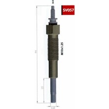 Svac Kızdırma Bujisi 11V 10.5V Mazda E2200 10.5V Kıa Besta 2.2 D 10.5V Işbora Traktör (4 Ad )