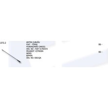 Ünüvar Anten Çubuğu Fıat Fıorıno (Mını Kargo) Peugeot Bıpper Cıtroen Nemo (1 Ad )