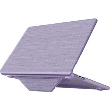 Vintessy Apple Macbook Air 13.6 Macbook Kumaş Kapak - Mor