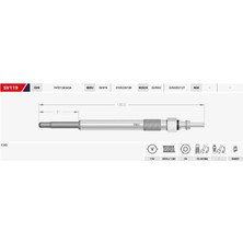 Svac Kızdırma Bujisi 11V Ford Ecolıne E-350 – Pıckup F-250 7.3 (4 Ad )