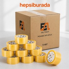 Mardel Store M-S Koli Bandı 45X100 Şeffaf Güçlü Yapışkan  Akrilik 1 Koli 72 Adet