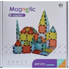 Oydaş Oyuncak 43 Parça 8.5 cm Manyetik Blok Seti