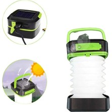 Vintessy Kamp Lambası Katlanabilir Lamba Solar Şarjlı LED Lamba El Fenerli