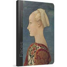 Gıpta Faces Fıne Qualıty Notebooks - Cep Ajandası Not Defteri - 80 Yp Çizgili - 8 x 12 cm ( Kapak : Sandro Bottıcellı )