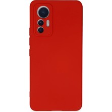 Vintessy Xiaomi Mi 12 Lite Kılıf Nano Içi Kadife Silikon - Kırmızı