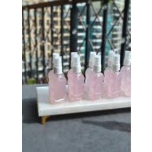 Qualitev 15 Adet Boğumlu Pet Şişe 50 ml Fısfıslı Sprey Şişe Kolonya Söz, Nişan, Düğün, Kına, Nikah, Hediyelik Şişesi (Içi Boş)