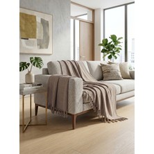 Grape Textile Balık Sırtı Serisi/kahve Rengi/koltuk Örtüsü