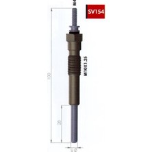 Svac Kızdırma Bujisi 24V Toyota Coaster-Dyna-Hı Ace-Land Cruıser Caterpıllar Komatsu 24V (4 Ad )