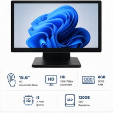 Grandstarr W156M 15.6'' HD i5-3.Nesil /8Gb Ram/120Gb SSD Dokunmatik Pos Pc