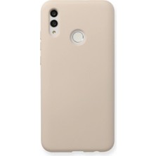 Vintessy Huawei P Smart 2019 Kılıf Nano Içi Kadife Silikon - Pudra