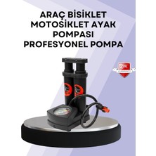 Epilons Basınç Saatli Ayak Pompası Bisiklet ve Araç Uyumlu