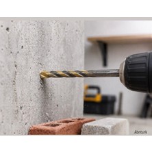 Abnturk 10MM Elmas Uçlu Beton Delme Matkap Ucu, Duvar Taş Tuğla Delici