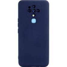 Vintessy Tecno Camon 16 Kılıf Nano Içi Kadife Silikon - Lacivert