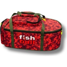 Outdoorun Fish Bull Kırmızı Kamuflaj Sazan Yemleme Botu Taşıma Çantası