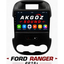 GÖZA-X Ford Ranger 2015+ Multimedya Çerçevesi 9 Inç Soketleri Içinde