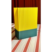 Modern LED Aydınlatmalı Kare Abajur
