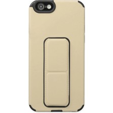 Vintessy Apple Iphone 6 Kılıf Mega Standlı Silikon - Gold