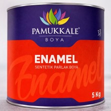 Pamukkale Enamel Sentetik Parlak Yağlı Boya 5 kg Sütlü Kahve Ral 8126