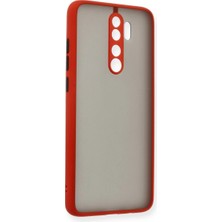 Vintessy Xiaomi Redmi Note 8 Pro Kılıf Montreal Silikon Kapak - Kırmızı