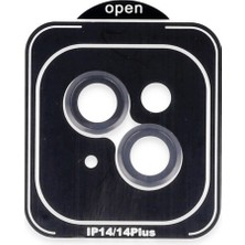 Vintessy Joko Apple Iphone 14 Pvd Metal Kamera Lens - Siyah