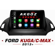 GÖZA-X Ford Kuga/c- Max 2013+ Multimedya Çerçevesi 9 Inç Soketleri Içinde