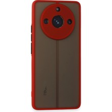 Vintessy Realme 11 Pro Kılıf Montreal Silikon Kapak - Kırmızı
