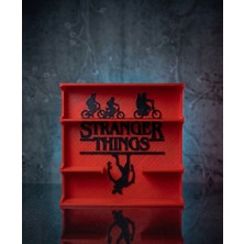 Siessa Studio Stranger Things Temalı 3D Baskı Koleksiyonluk Figür Standı (19X19 Cm)