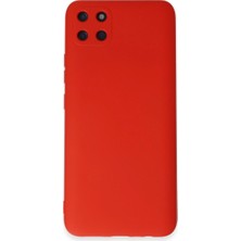 Vintessy Realme C11 Kılıf Nano Içi Kadife Silikon - Kırmızı