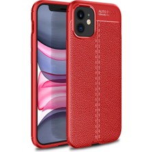 Vintessy Apple Iphone 12 Mini Kılıf Auto Focus Kapak - Kırmızı