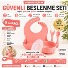Jojobebek Jojobebekbebek Silikon Beslenme Seti  / Pembe