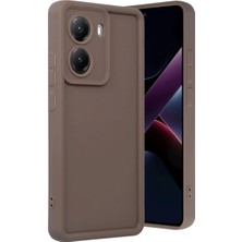 Vintessy Xiaomi Poco X7 Pro Viera Silikon - Kahverengi