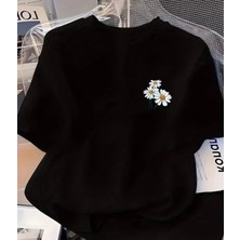 Nıgrum Pardus Özel Seri Büyük Beden Pandalar Baskılı %100 Pamuk Oversize Şık Kadın T-Shirt