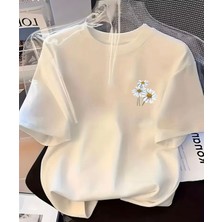 Nıgrum Pardus Özel Seri Büyük Beden Pandalar Baskılı %100 Pamuk Oversize Şık Kadın T-Shirt