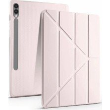 Vintessy Samsung Galaxy X510 Tab S9 Fe 11 Kılıf Kalemlikli Mars Tablet Kılıfı - Rose Gold