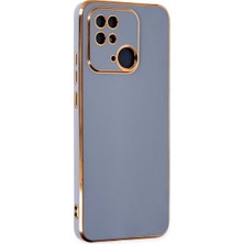 Vintessy Xiaomi Redmi 10C Kılıf Volet Silikon - Mavi