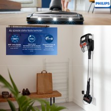 Philips Speedpro Max Kablosuz Dik Süpürge, 2'si 1 Arada: Dikey& El Süpürgesi, 360 Derece Emiş Başlığı, 65 Dakika Çalışma Süresi, Powercyclone 8