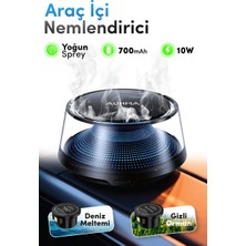 Azurtech Af-12 Araç Içi Nemlendirici & Koku Makinesi | Nano Mist Sessiz Çalışma Aromaterapi Difüzör
